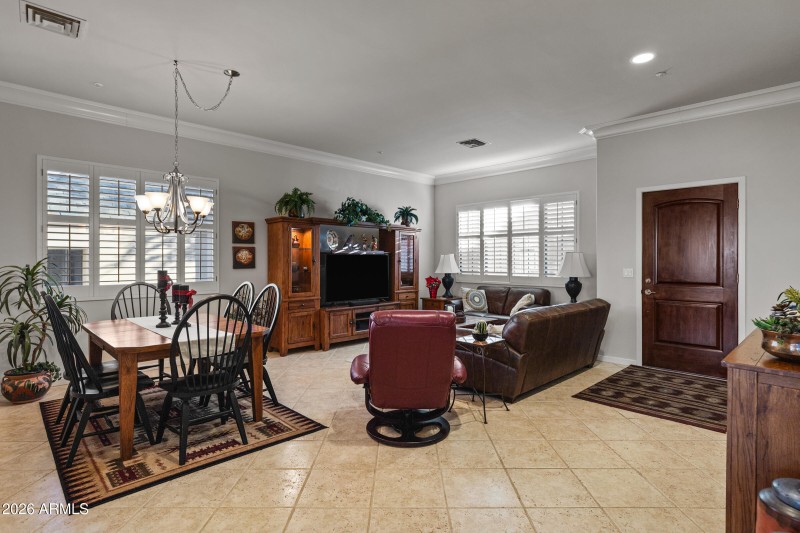 Spacious living area