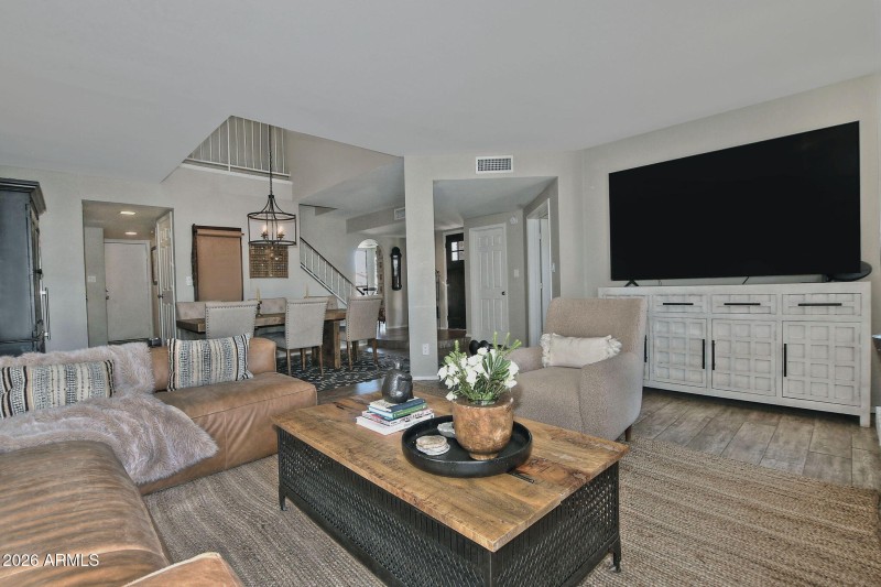 Family Room Open to Dining Room