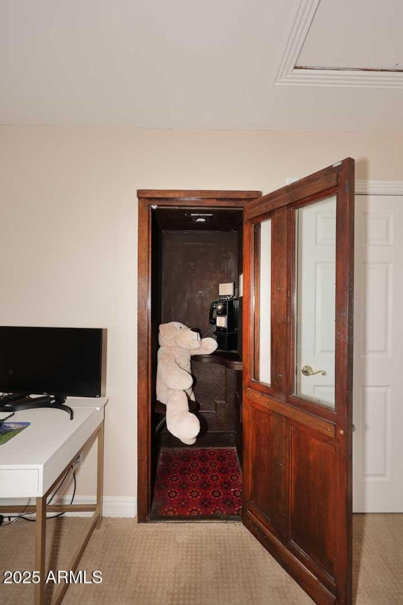 4th Bedroom-Antique Phone Booth