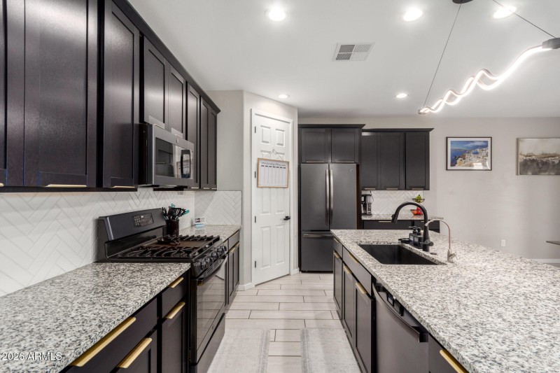 Granite Counters & Extended Cabinets
