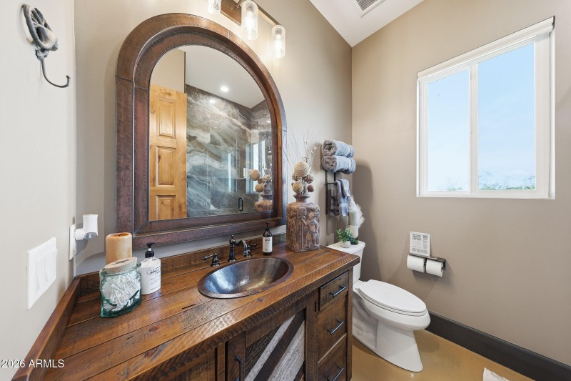 Full Bath + Custom made Vanity