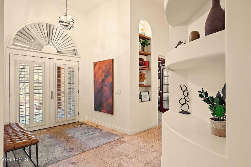 Inside foyer
