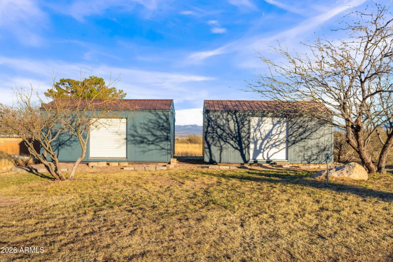 2 storage sheds
