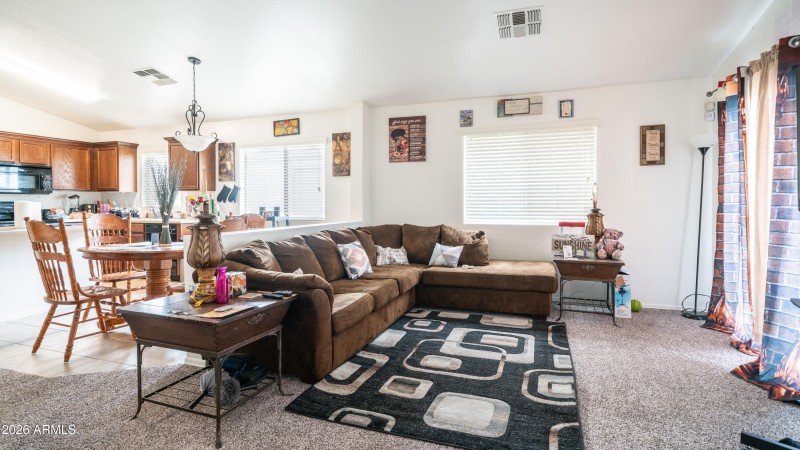 Family room to kitchen