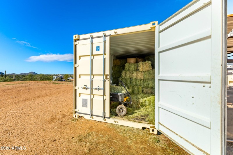 Makes great hay storage