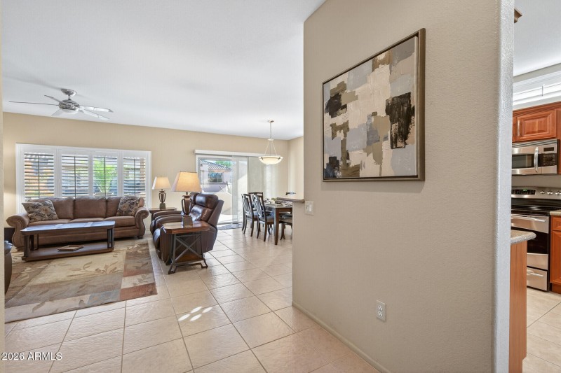 Entry into kitchen or Great Room