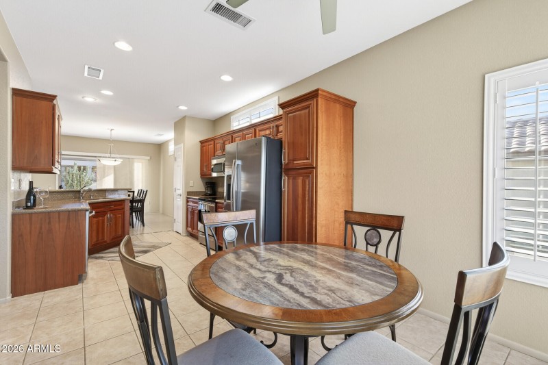 Breakfast Nook toward Kitchen