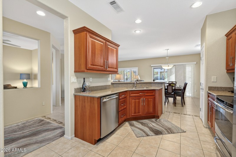 Kitchen w/entry on the left or ahead