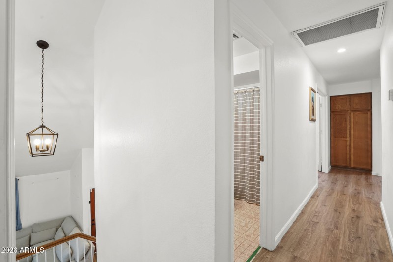 NEW FLOORING IN SECOND LEVEL