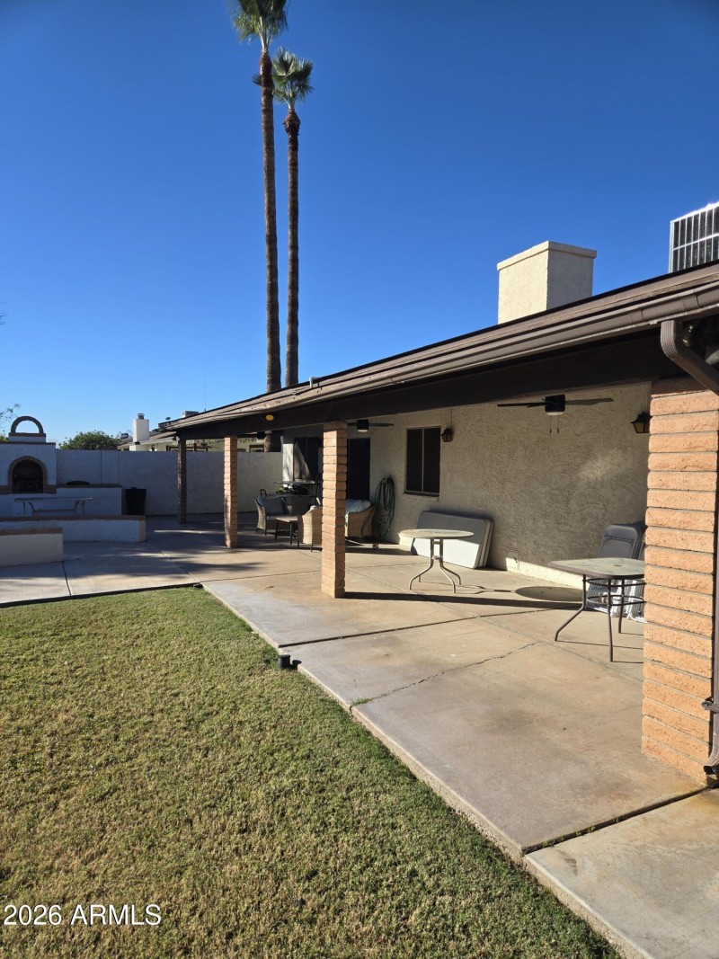 EXTENDED COVERED PATIO