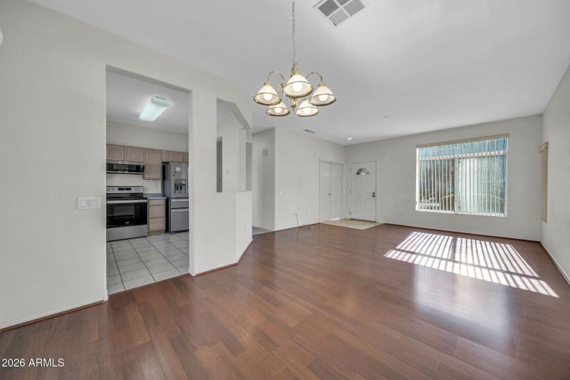 Dining Open to Living Room and Kitchen