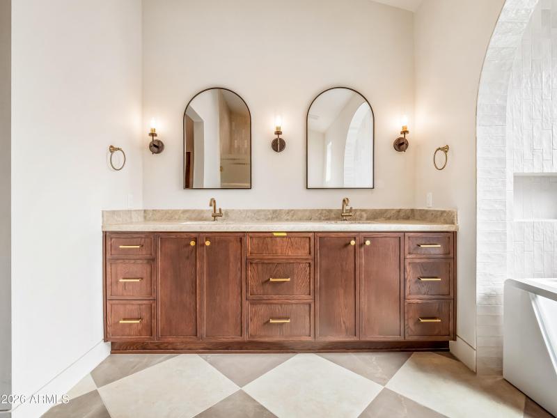 Primary bathroom vanity