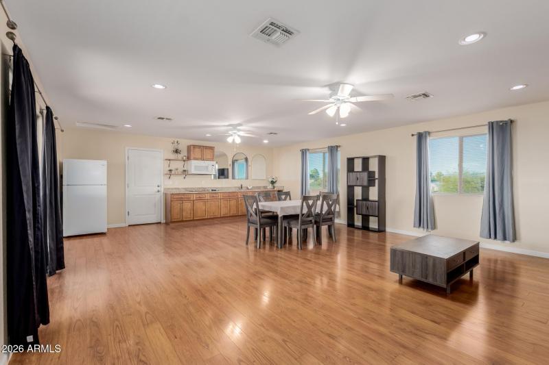 Upstairs Kitchenette & Living Room 2