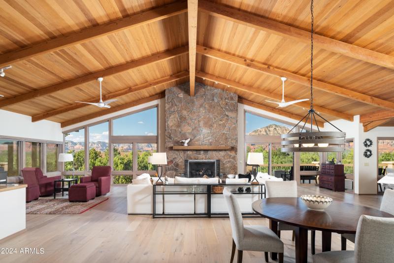 VAULTED CEDAR PLANK CEILINGS