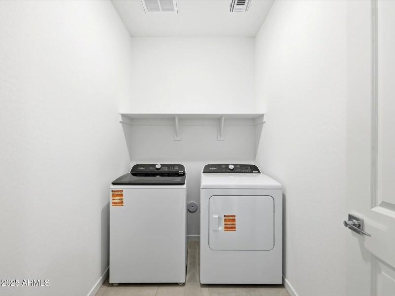 Included Washer & Dryer