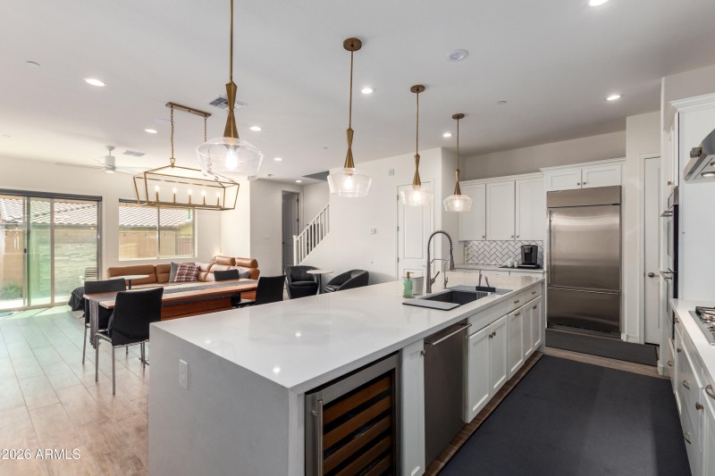 Wine Refrigerator/ Open Concept