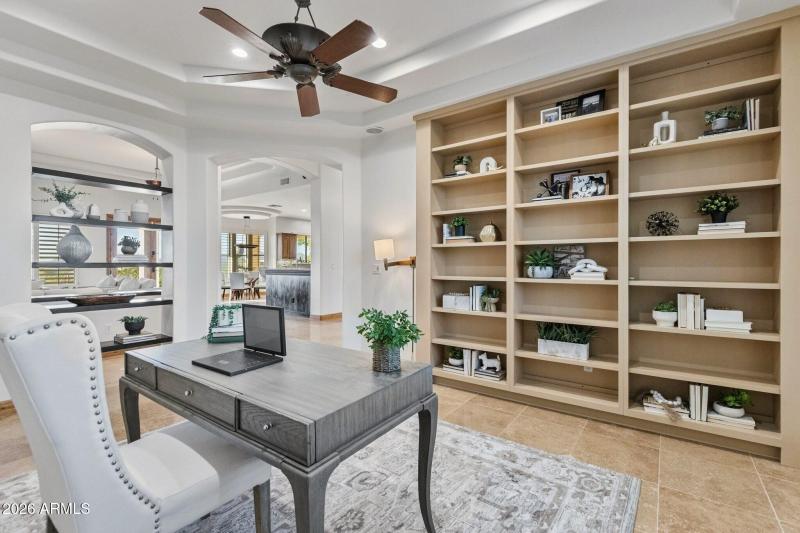 Built-In Bookshelves