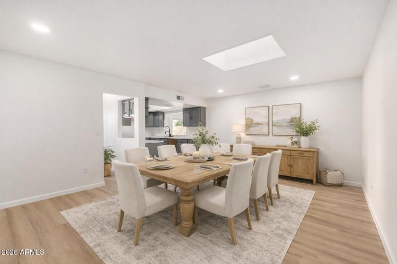 Virtual Staging Dining Room