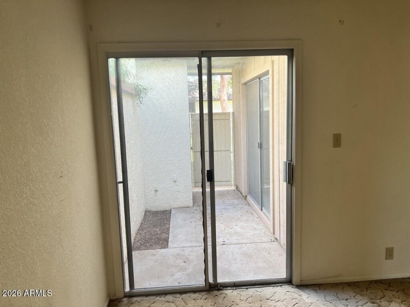 Private Patio off Both Bedrooms