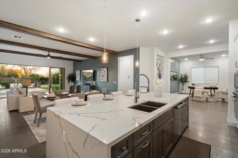 kitchen w/ Outdoor Views