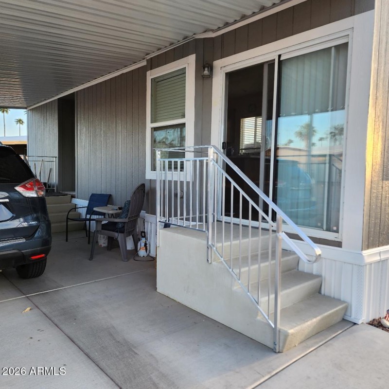 Front Door and Patio