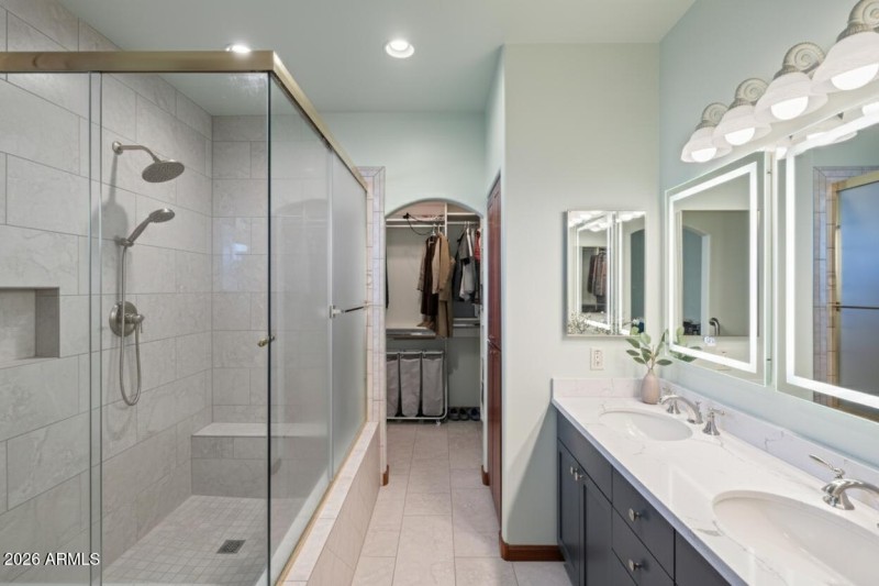 Guest Suite Primary Bath - Rendering