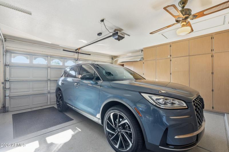 Plenty of built-in cabinets