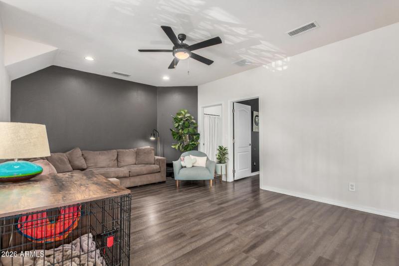 Second floor living room