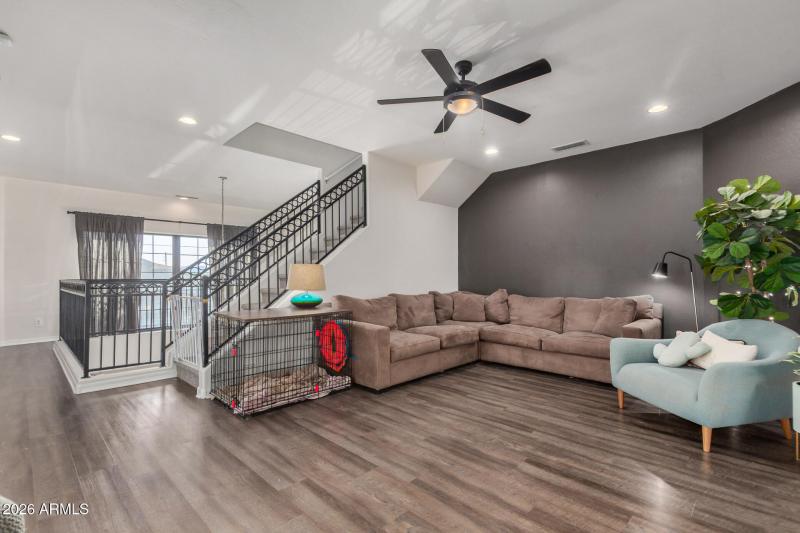 Second floor living room