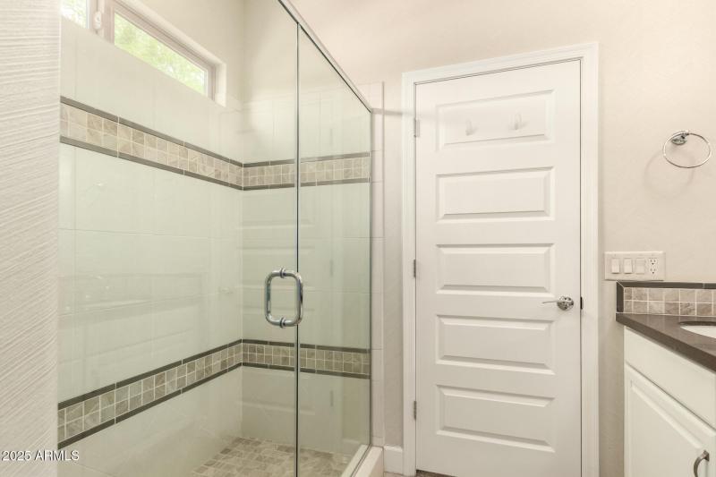 Upgraded shower