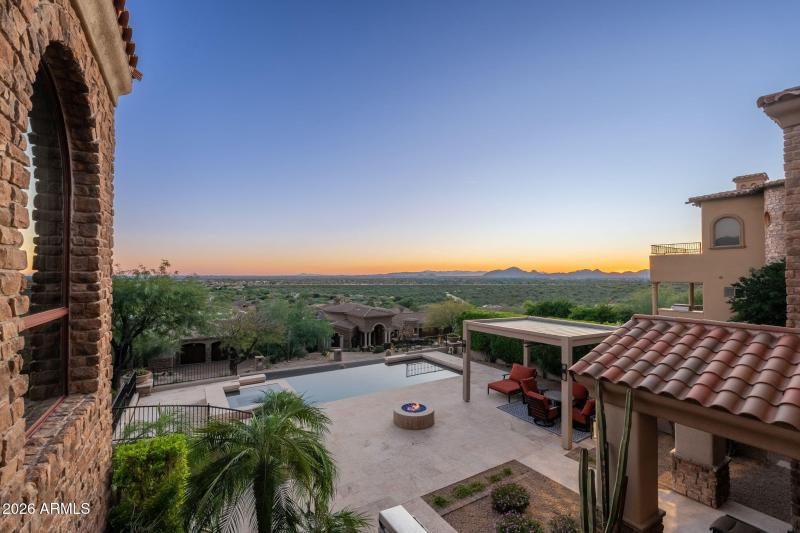 VIEW FROM UPPER BALCONY