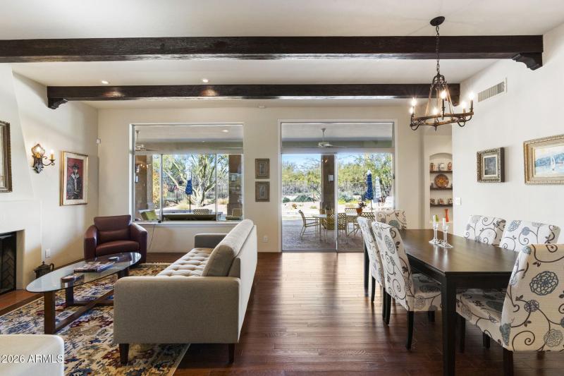 Living Room and Dining Area