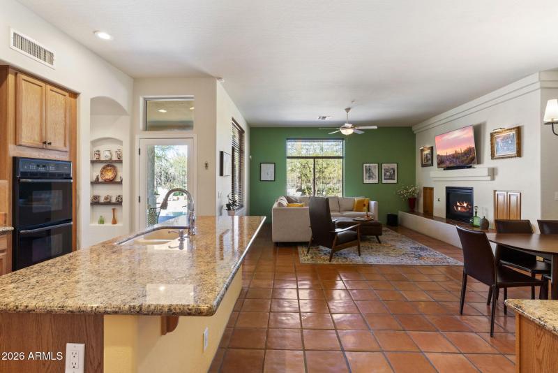 Kitchen to Family Room