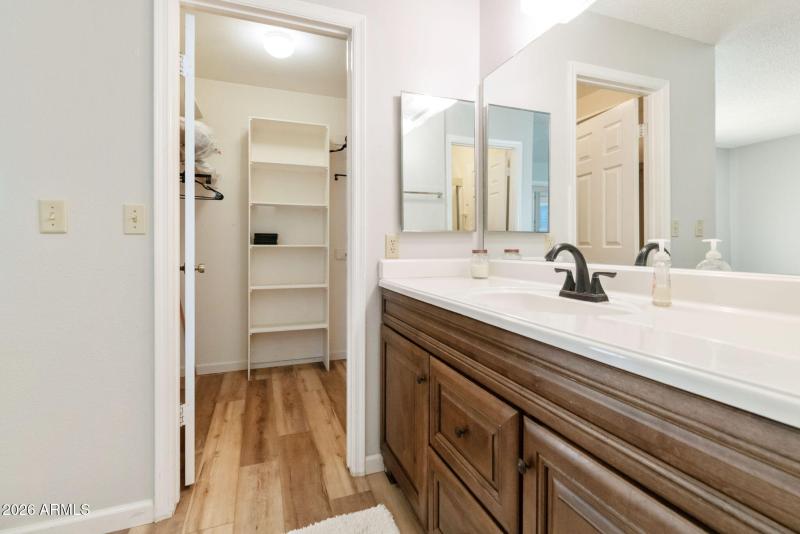 Primary Bathroom new cabinet