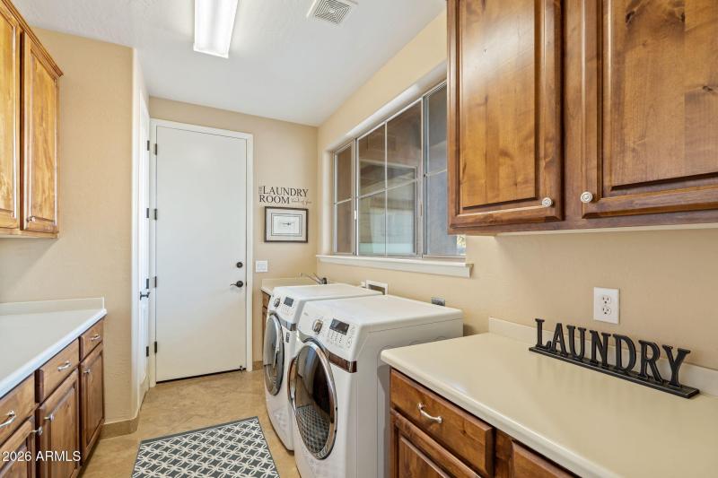 Huge laundry room