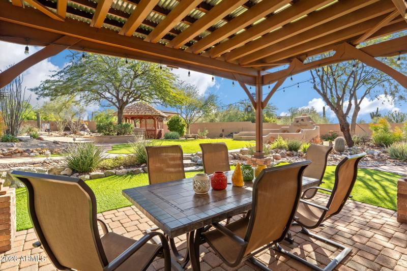 Picnic area near playground