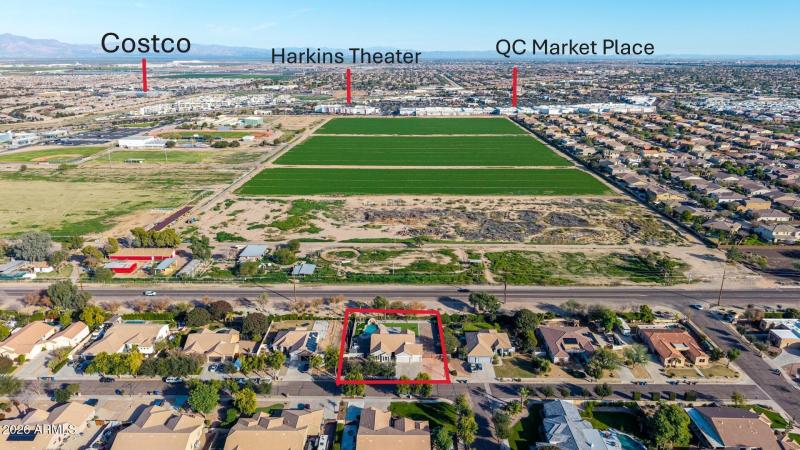 115 - Aerial view of Hadrian and QC Mark