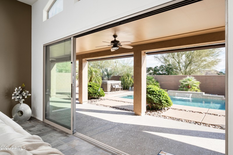 Three Panel Sliding Door