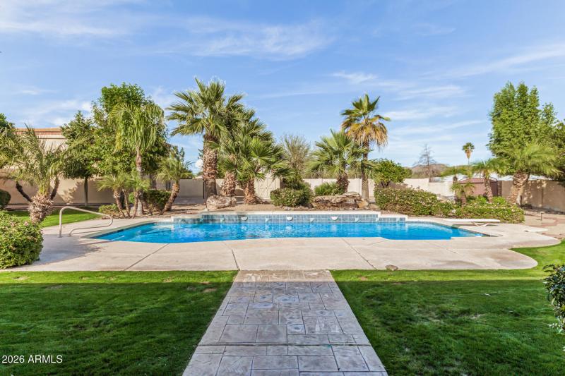Pool and Grassy Yard