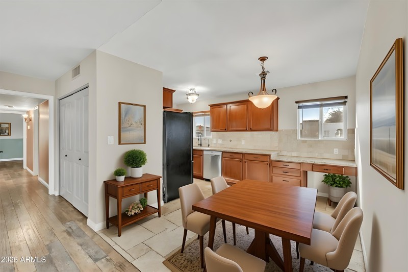 Virtually Staged Kitchen