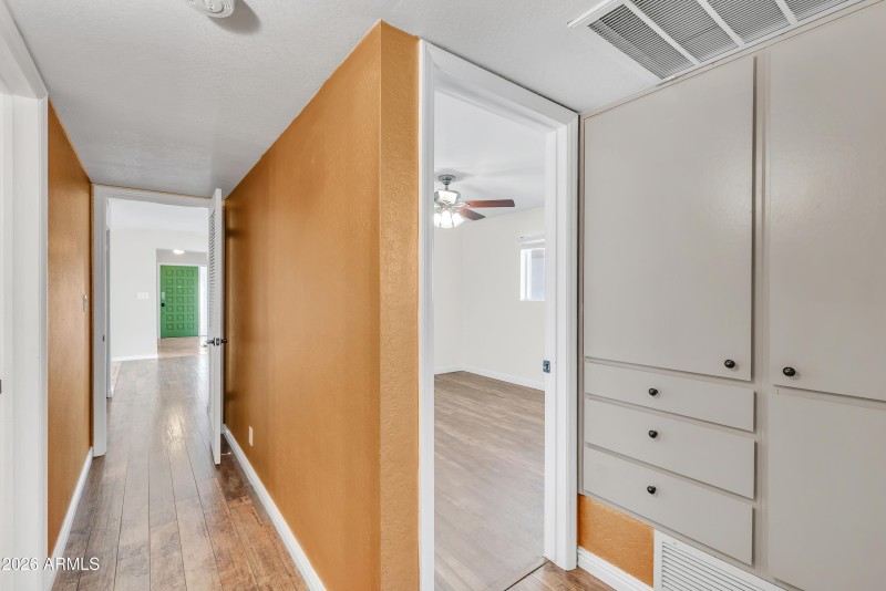 Hallway to the rooms