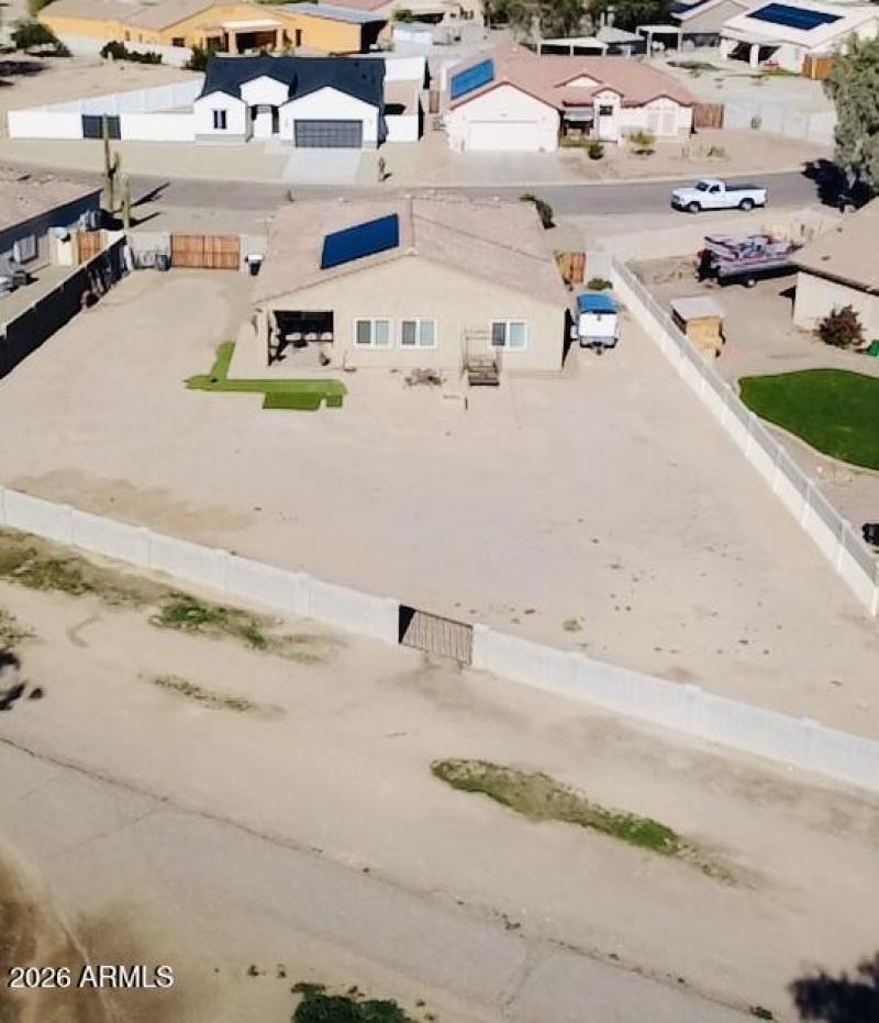 Areal view of property