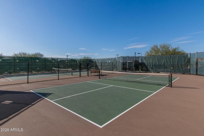 C) TENNIS COURTS