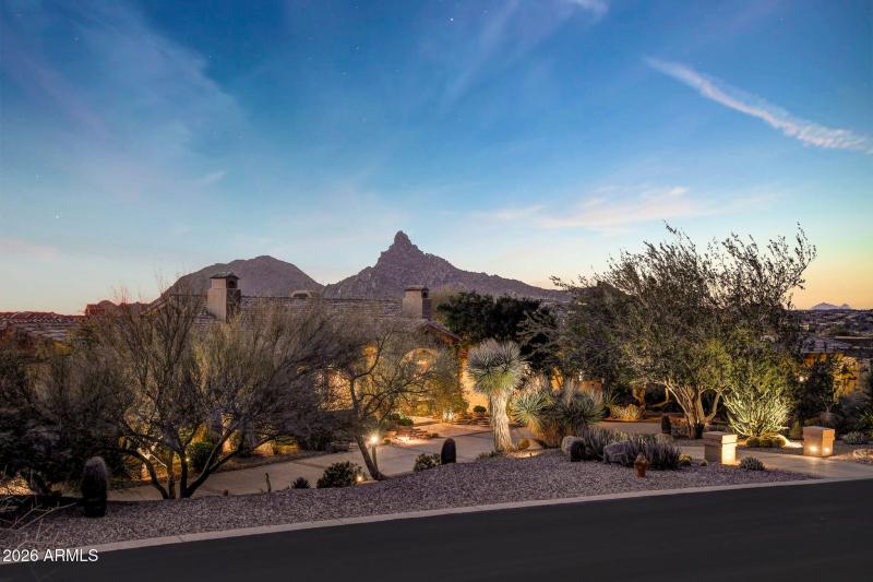 Front View to Pinnacle Peak