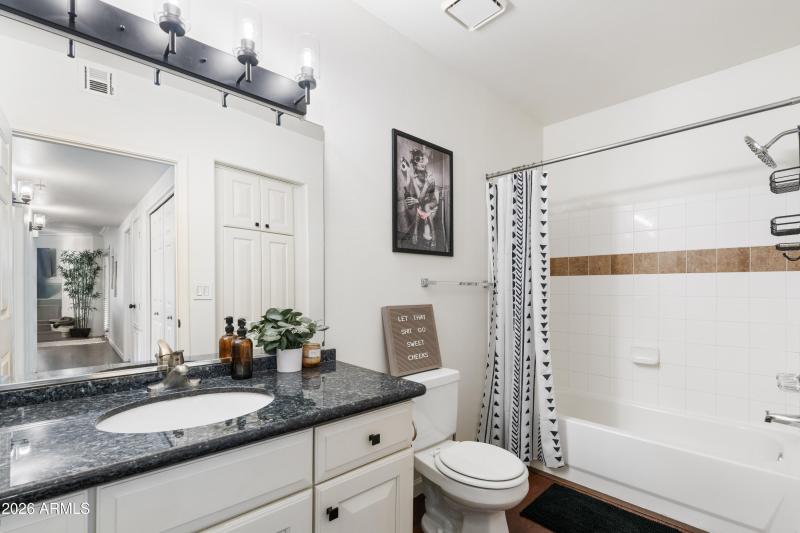 Hall Bath with Large Vanity