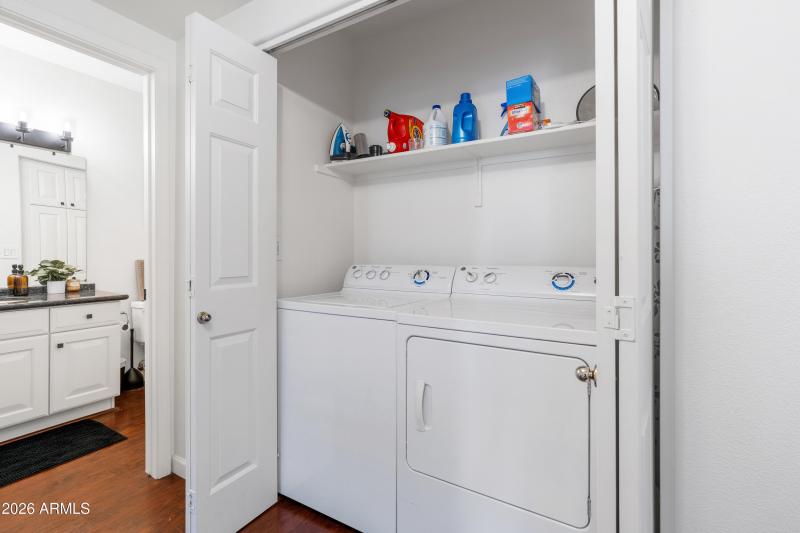 Indoor Laundry with W/D