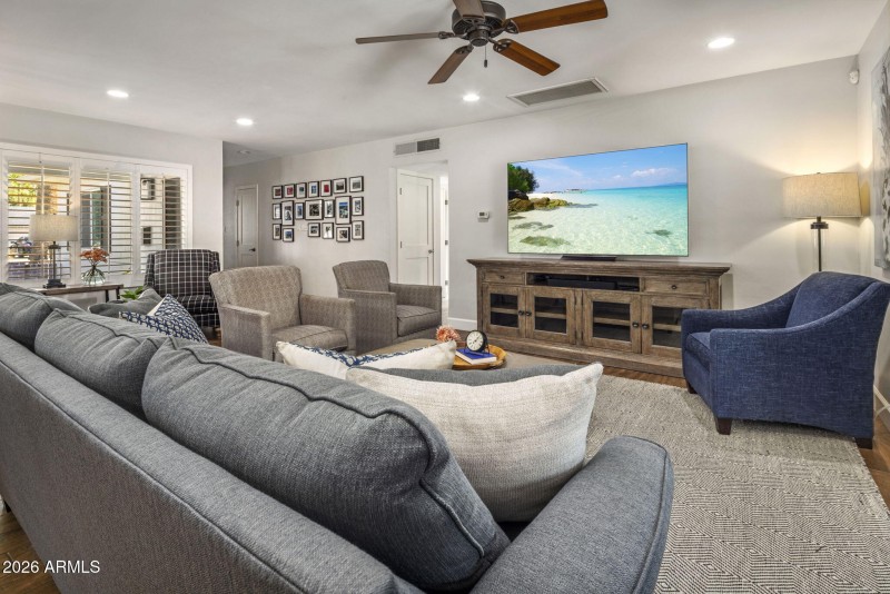 spacious living area