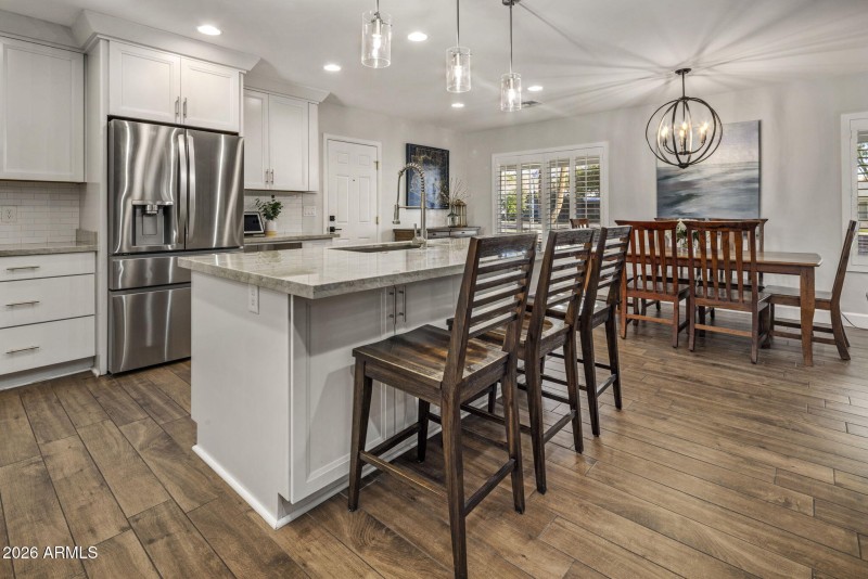 large kitshen island