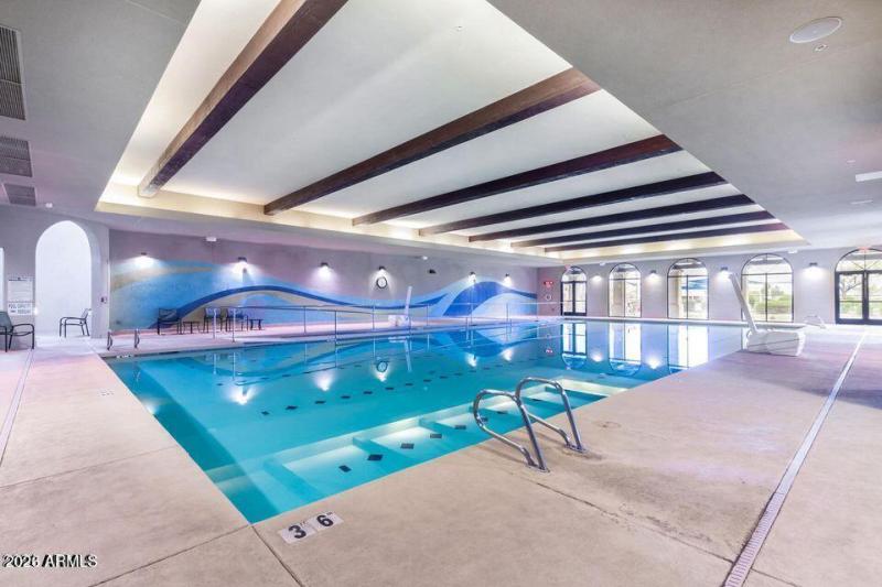 Indoor lap pool