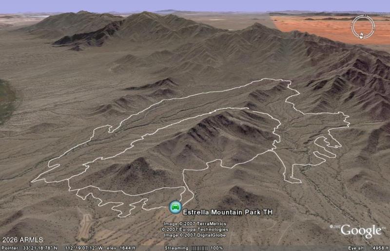 estrella_hiking track